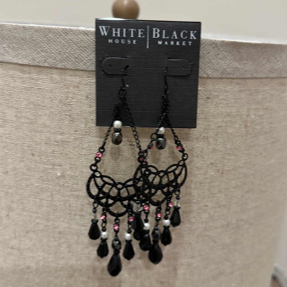 NWT White House Black market chandelier earrings